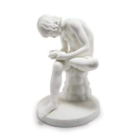 Appraisal: Carved Marble Figure of Spineo Estimate -