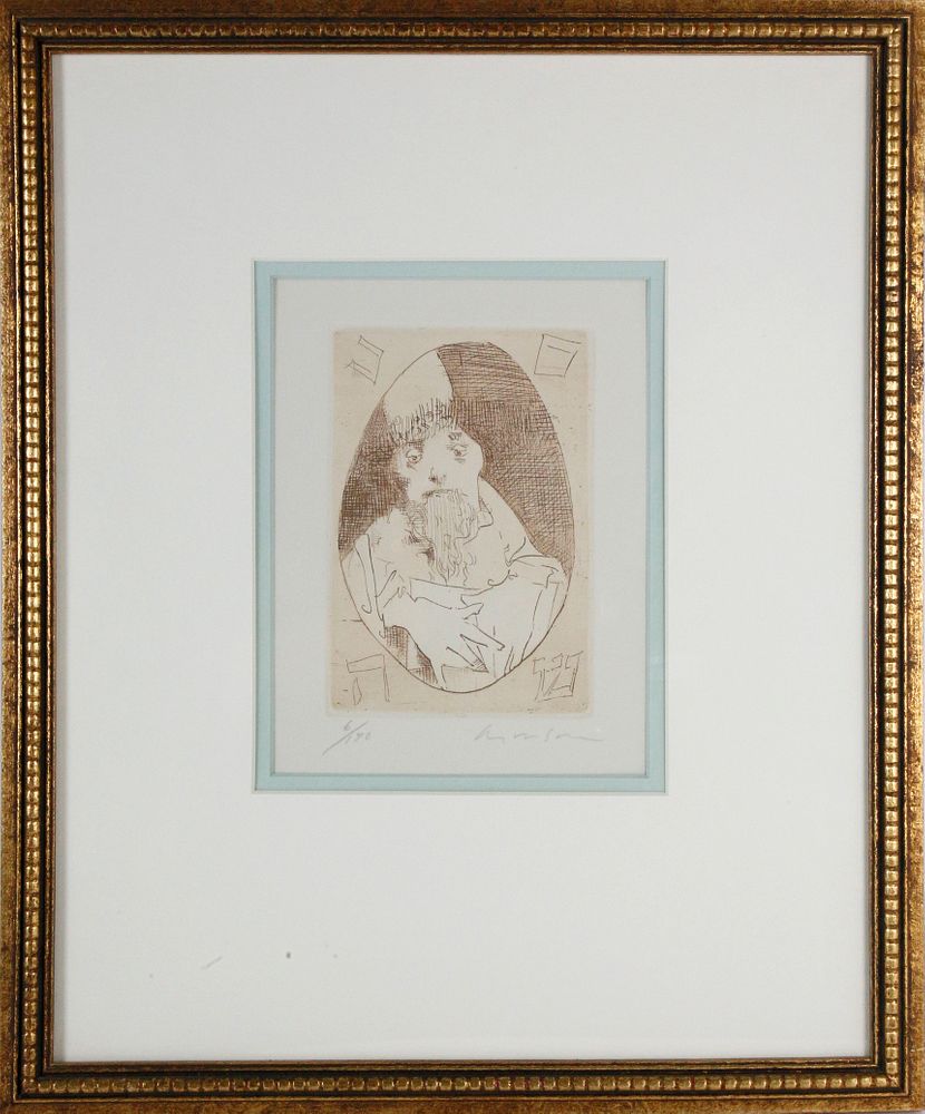 Appraisal: Limited Edition Etching Portrait of a Gentleman Limited Edition Etching