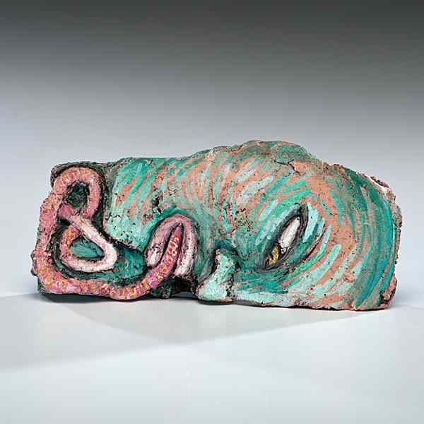 Appraisal: Judy Moonelis USA Untitled Ceramic ht wd dp in Daniel