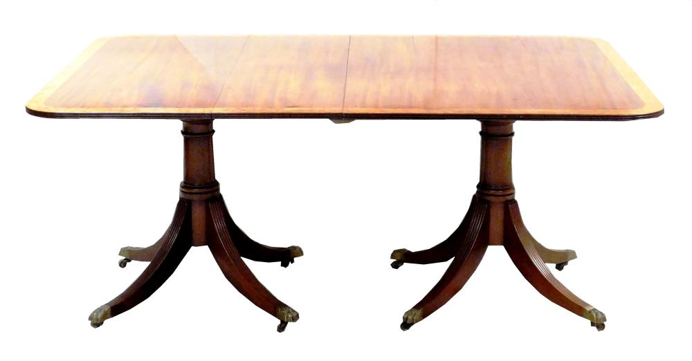 Appraisal: Regency style banquet dining table late th early th C