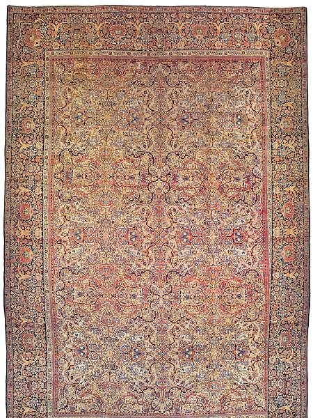 Appraisal: A Kerman carpet South Central Persia late th century size