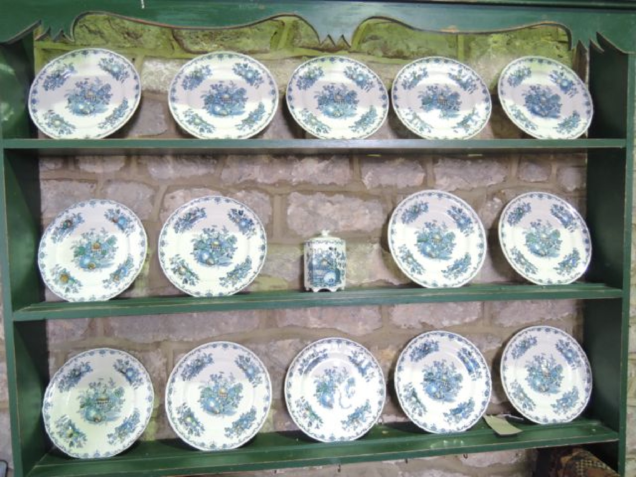 Appraisal: An extensive and comprehensive collection of Mason Fruit Basket pattern