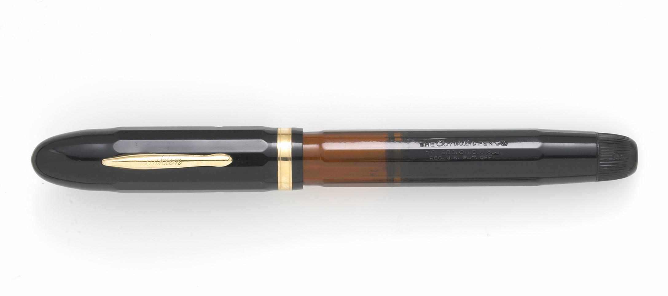 Appraisal: CONKLIN Nozac Black Fountain Pen Large size black in excellent