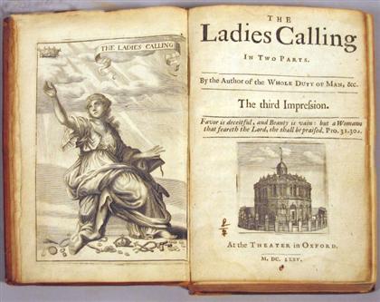 Appraisal: vol Allestree Richard The Ladies Calling Oxford The Third Impression