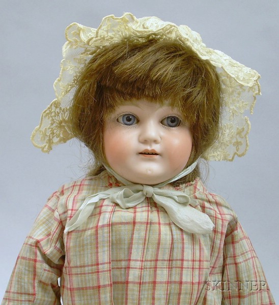 Appraisal: Kestner Bisque Shoulder Head Doll impressed at edge of shoulder