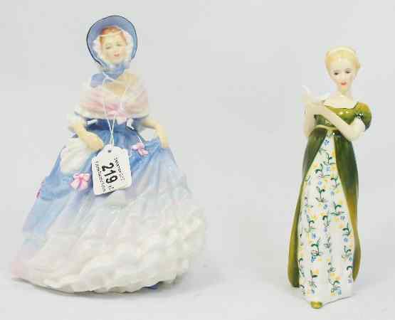 Appraisal: Royal Doulton figures Alice HN amd Veneta HN