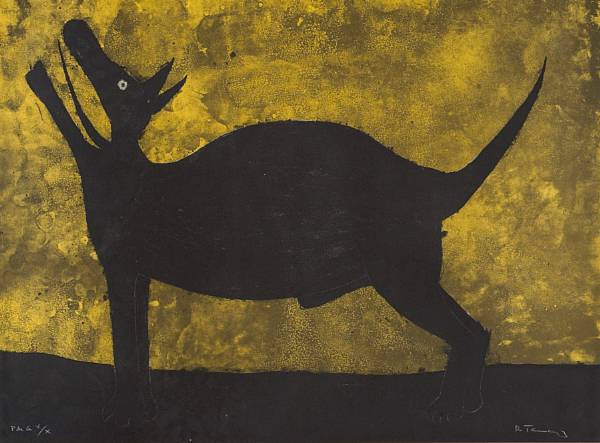 Appraisal: Rufino Tamayo Mexican - Perro from Rufino Tamayo Lithographs P