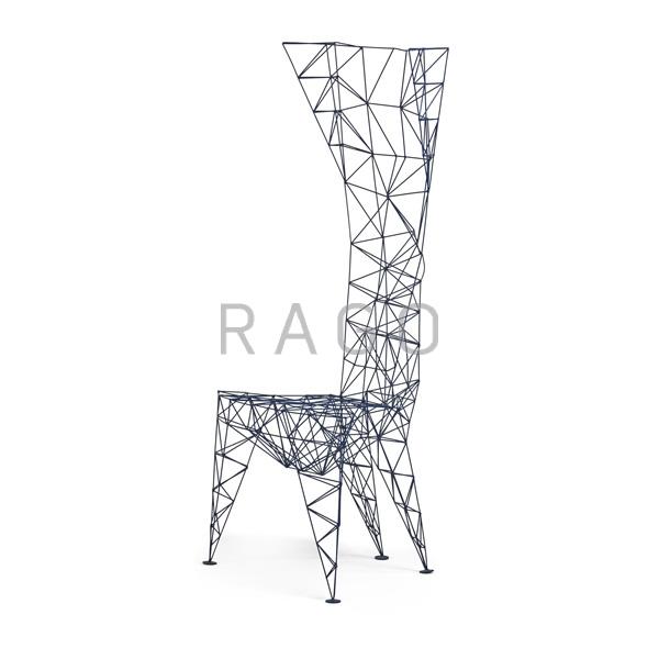 Appraisal: TOM DIXON CAPPELLINI Pylon chair Condition Report Professional repaired weld