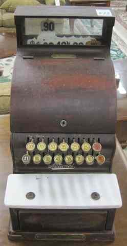 Appraisal: SMALL EARLY MODEL CASH REGISTER The National Cash Register NCR