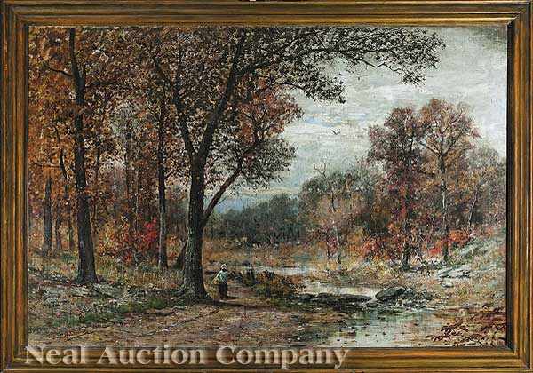 Appraisal: Christopher High Shearer American Pennsylvania - Along the Path Autumnal