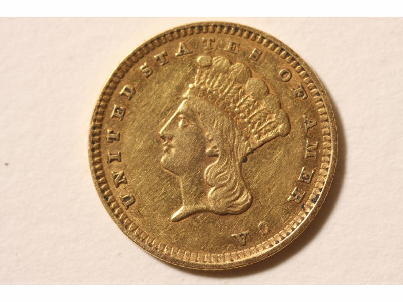 Appraisal: Type III Gold Dollar VF some weakness on date Collection