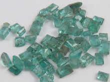 Appraisal: A quantity of loose polished emeralds total weight approx carats