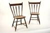 Appraisal: CHAIRS - Pair of early th C arrowback Windsor chairs