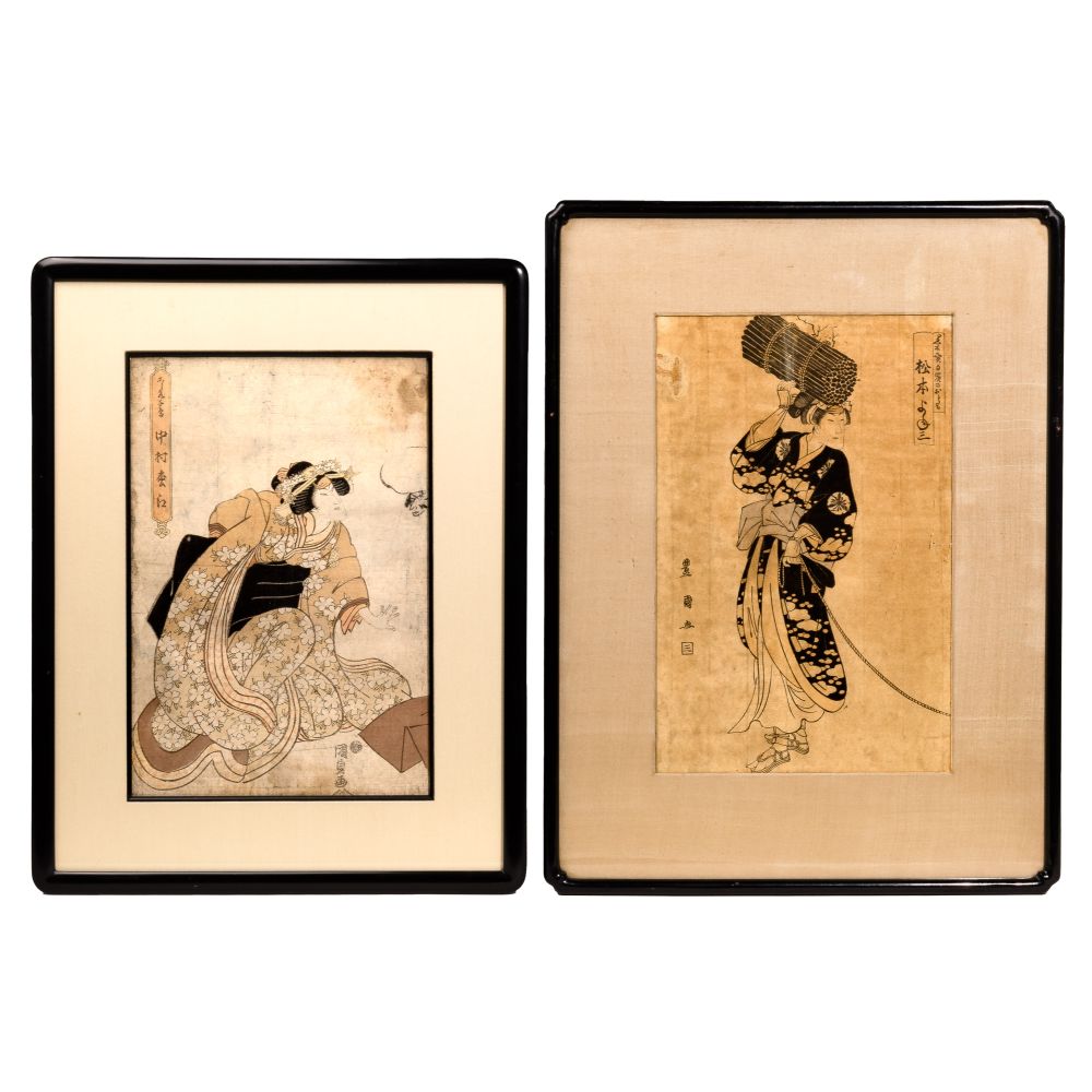 Appraisal: UNKNOWN ARTISTS JAPANESE TH TH CENTURY WOODBLOCK PRINTS undated items