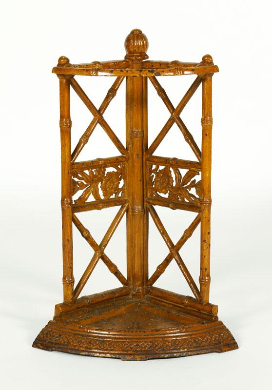 Appraisal: - th C Aesthetic Movement Umbrella or Cane Stand th