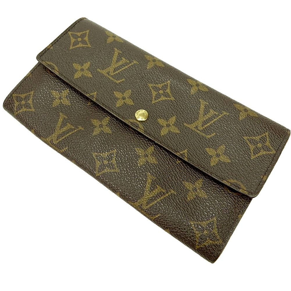 Appraisal: Louis Vuitton Brown Monogram Sarah Wallet Louis Vuitton Brown Monogram