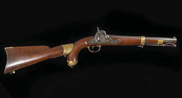 Appraisal: A U S Model Springfield percussion pistol carbine with matching