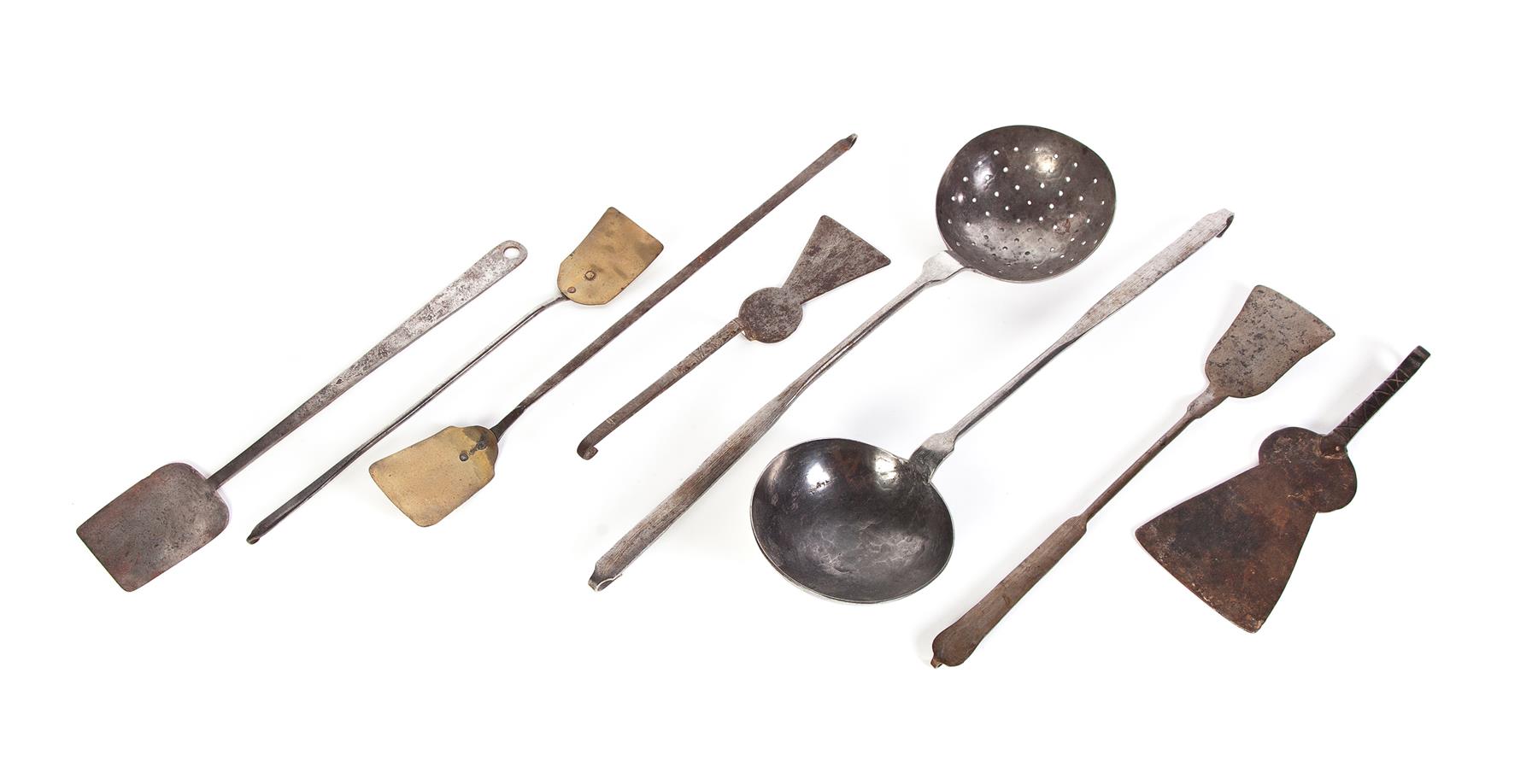 Appraisal: EIGHT KITCHEN TOOLS American st half - th century four