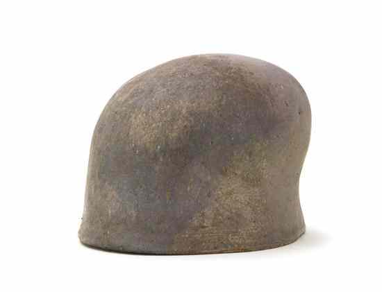 Appraisal: Ruth Duckworth British - Untitled Helmet stoneware Height inches