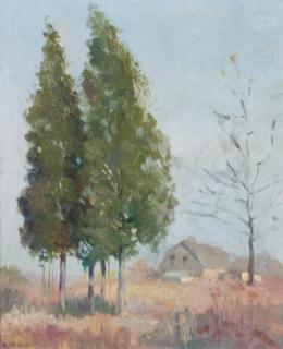 Appraisal: Martin C Kaiser Missouri th century Rural Landscape Martin C