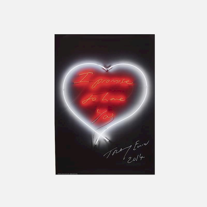 Appraisal: Tracey Emin I Promise to Love You Tracey Emin I