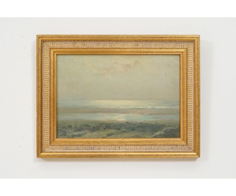 Appraisal: Warren Sheppard - NJ oil on board seascape x ss