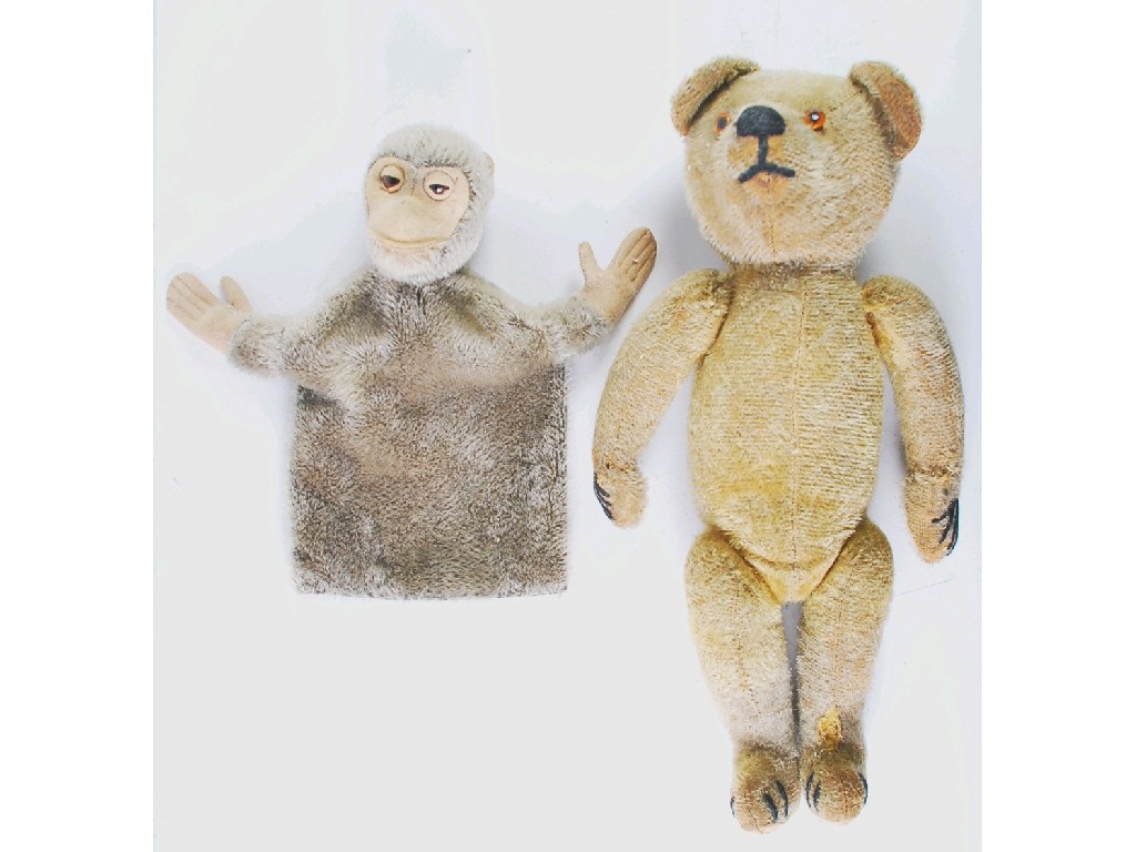 Appraisal: CIRCA 's BLOND PLUSH TEDDY BEAR with elongated body formerly