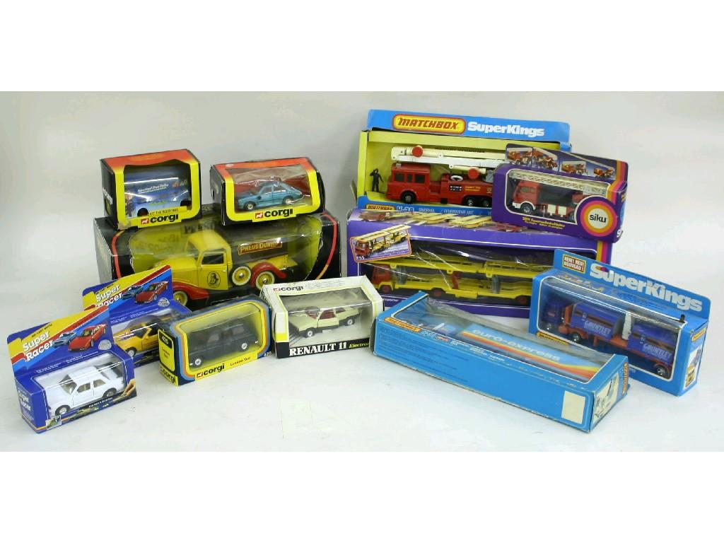 Appraisal: Variety of boxed diecast vehicles to include Corgi Classics Soledo