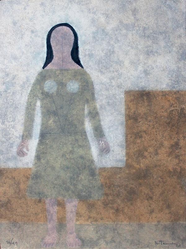 Appraisal: Rufino Tamayo - Rufino Tamayo - Mujer Mixografia From the