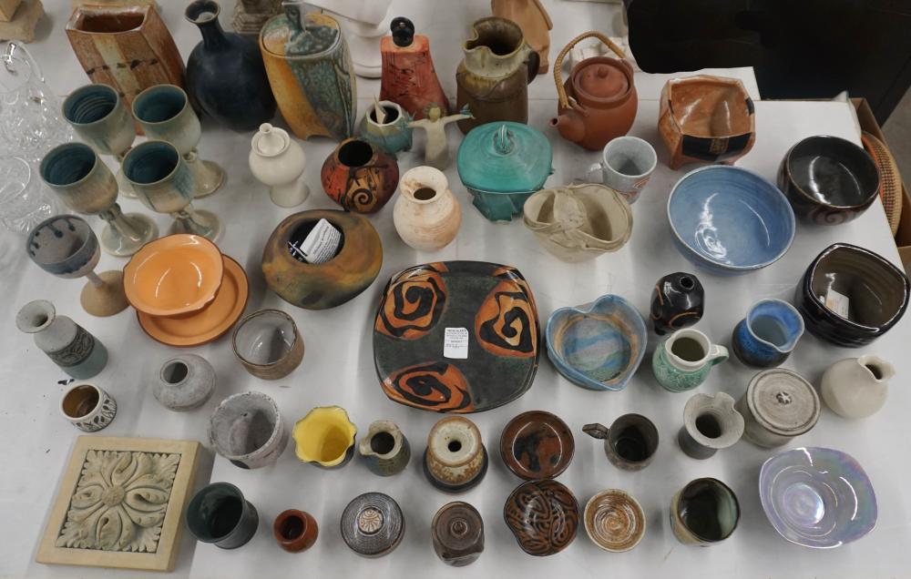 Appraisal: COLLECTION OF JAPANESE STUDIO POTTERY AND AMERICAN AND OTHER GLAZED