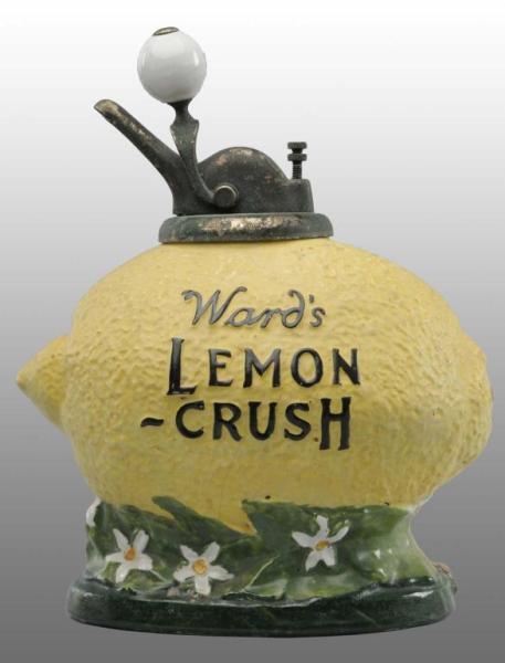 Appraisal: Ceramic Ward's Lemon-Crush Syrup Dispenser Description Circa s Includes original