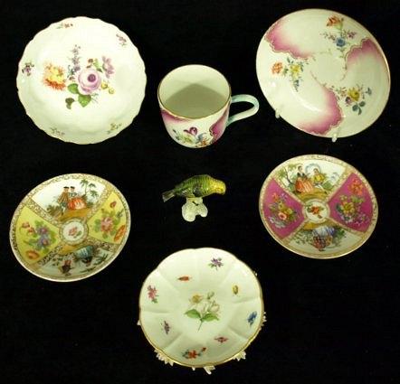 Appraisal: A Meissen cup and saucer together with a collection of