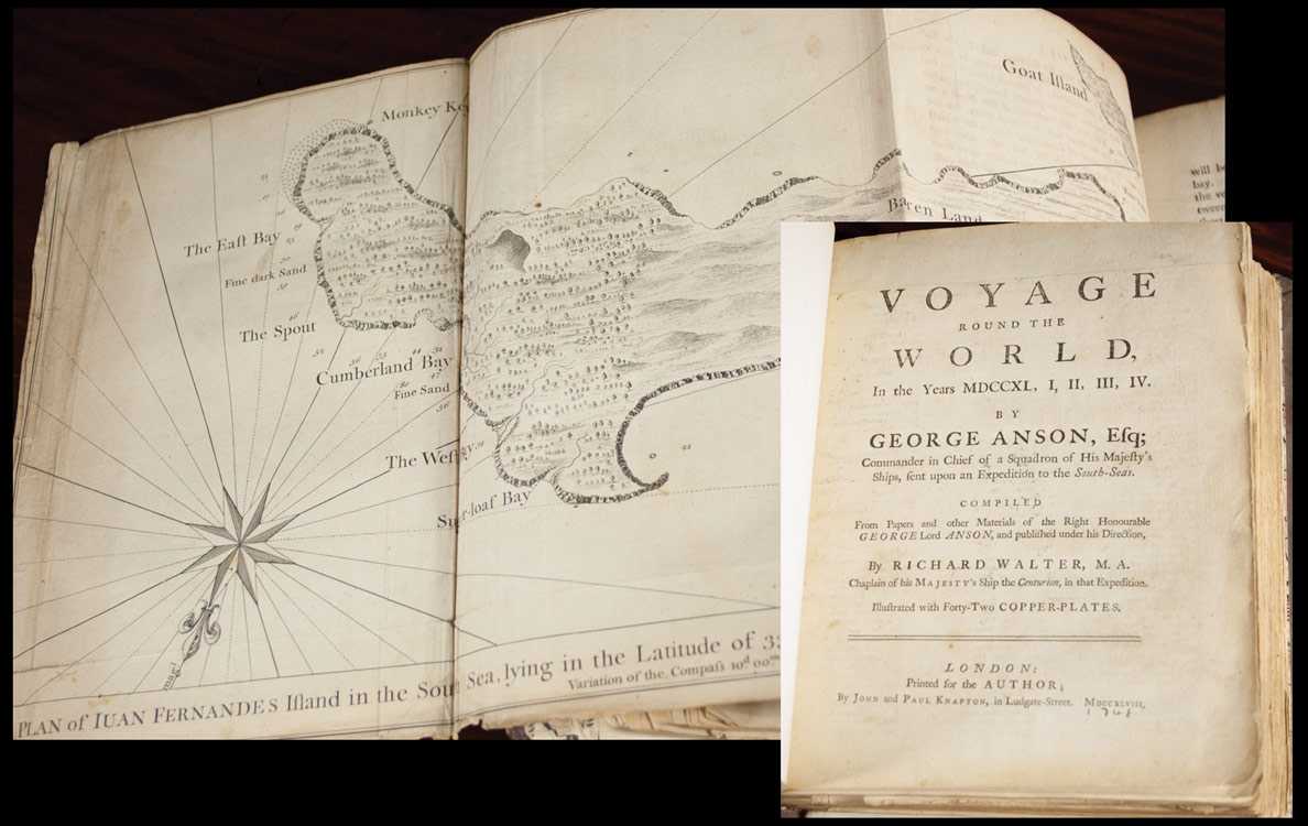 Appraisal: BOOK ANSON'S VOYAGE ROUND THE WORLD Title A Voyage Around