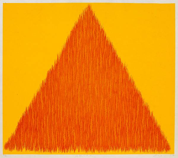 Appraisal: Ayomi Yoshida b Three modern prints The first entitled Pyramid