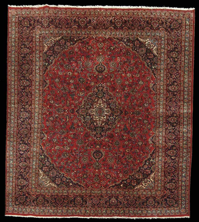 Appraisal: ROOM SIZE MASHAD ORIENTAL RUG Last half of the th