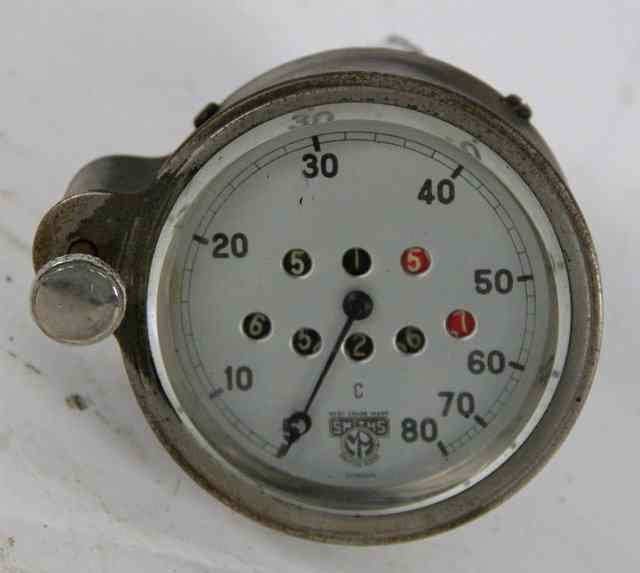 Appraisal: An Alvis speedometer fully restored by Smiths