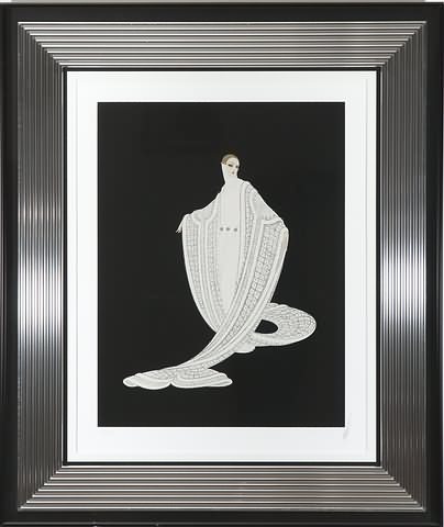 Appraisal: Purity serigraph x image size pencil signed lower right Erte