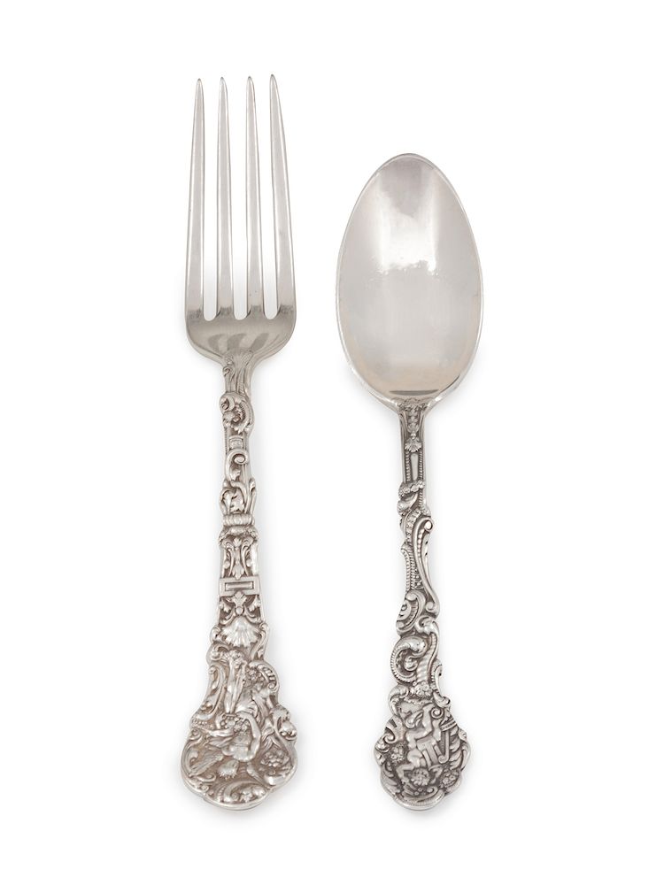 Appraisal: An American Silver Flatware Service for Eight Gorham Mfg Co