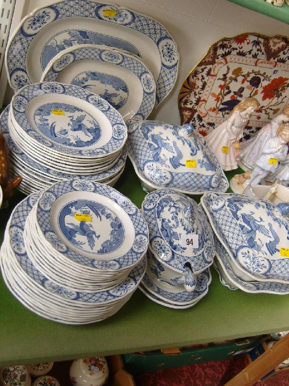 Appraisal: A quantity of Furnivals Old Chelsea pattern blue and white