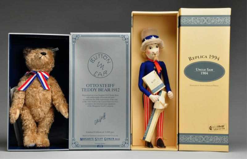 Appraisal: Limited Edition Bear Uncle Sam Doll Description Uncle Sam doll