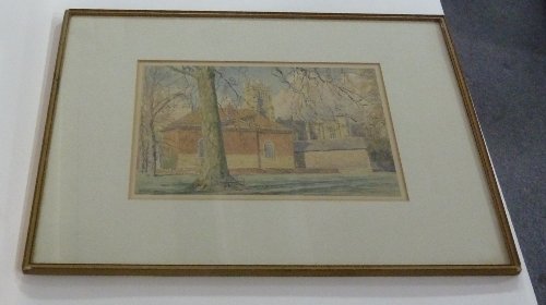 Appraisal: Bernard C Gotch Winchester signed watercolour cm x cm x