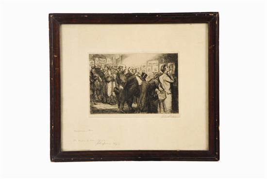 Appraisal: CONNOISSEURS OF PRINTS BY JOHN SLOAN NEW YORK - Etching