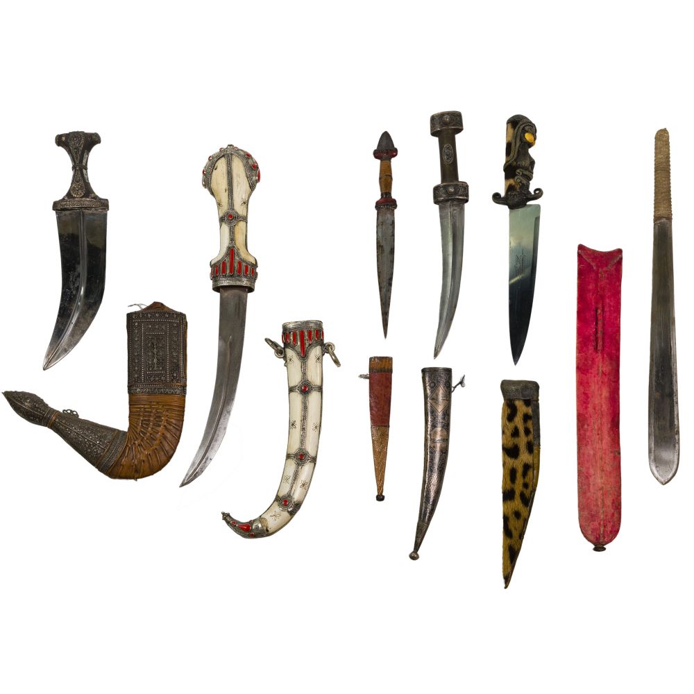 Appraisal: NORTH AFRICAN AND MIDDLE EASTERN WEAPON ASSORTMENT items including Moroccan