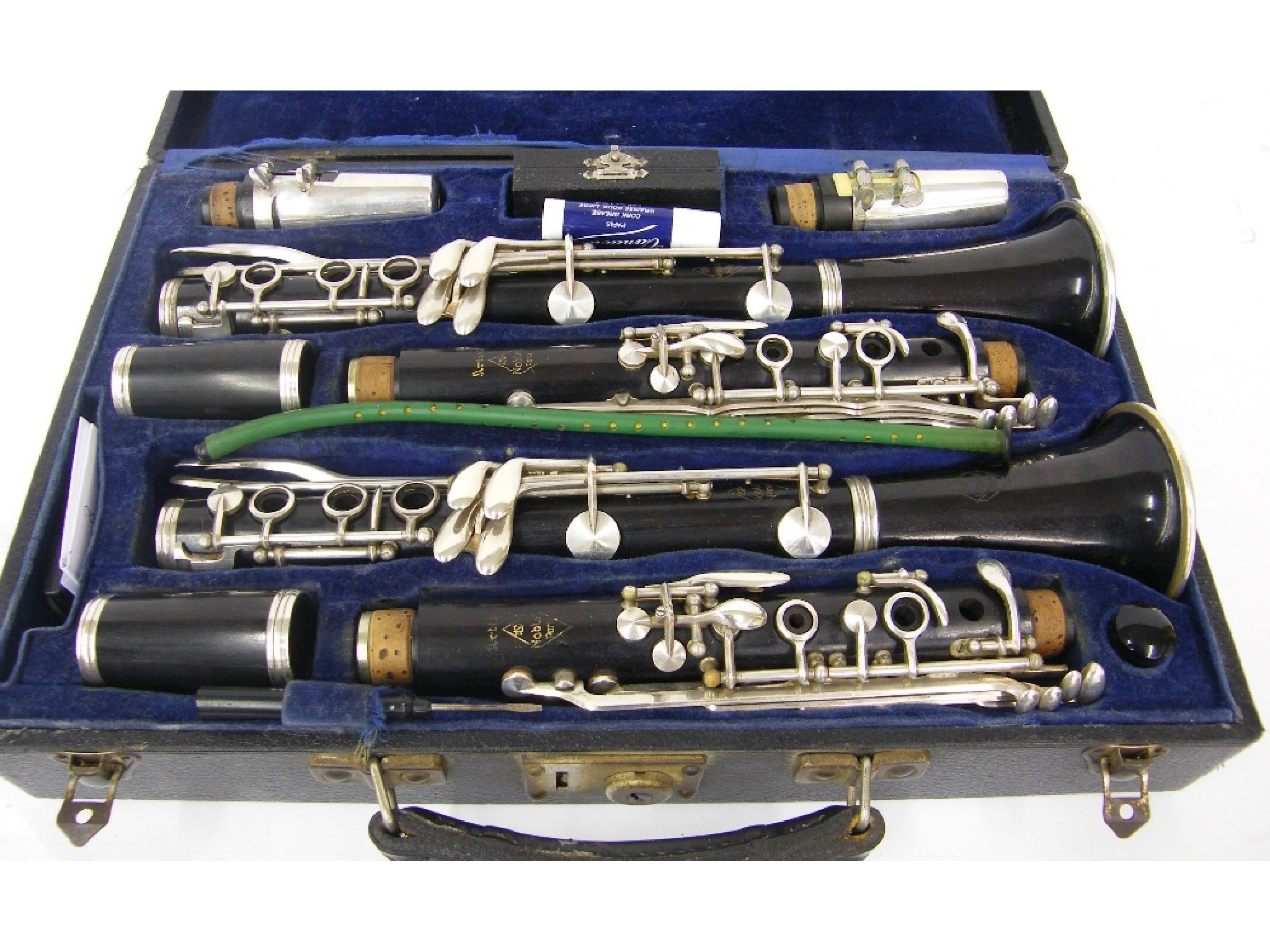 Appraisal: Pair of Noblet Artist clarinets ser nos and case