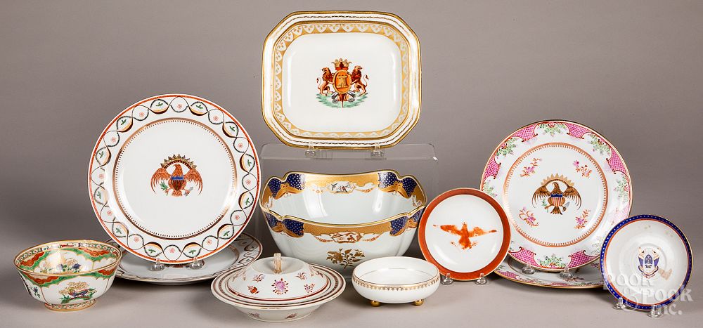 Appraisal: Group of porcelain Group of porcelain to include export style