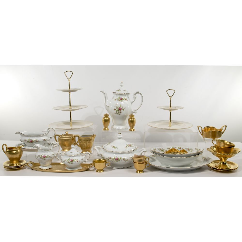 Appraisal: HAVILAND AND PICKARD CHINA SERVICE ASSORTMENT items with pieces of