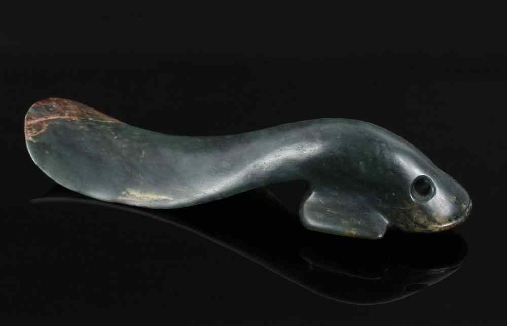 Appraisal: CHINESE JADE SHOE HORN - Chinese Nephrite Jade Shoe Horn