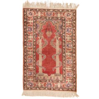 Appraisal: Sarouk prayer mat Sarouk prayer mat c s Central Persia