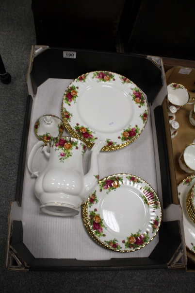 Appraisal: Royal Albert Old Country Roses China including Tea Dinner ware