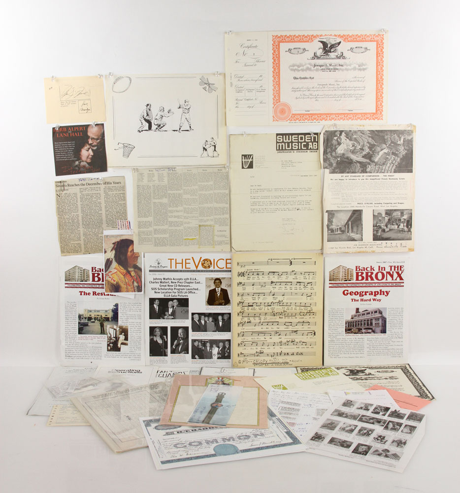 Appraisal: - Ephemera Collection Ephemera collection Provenance From the CA estate